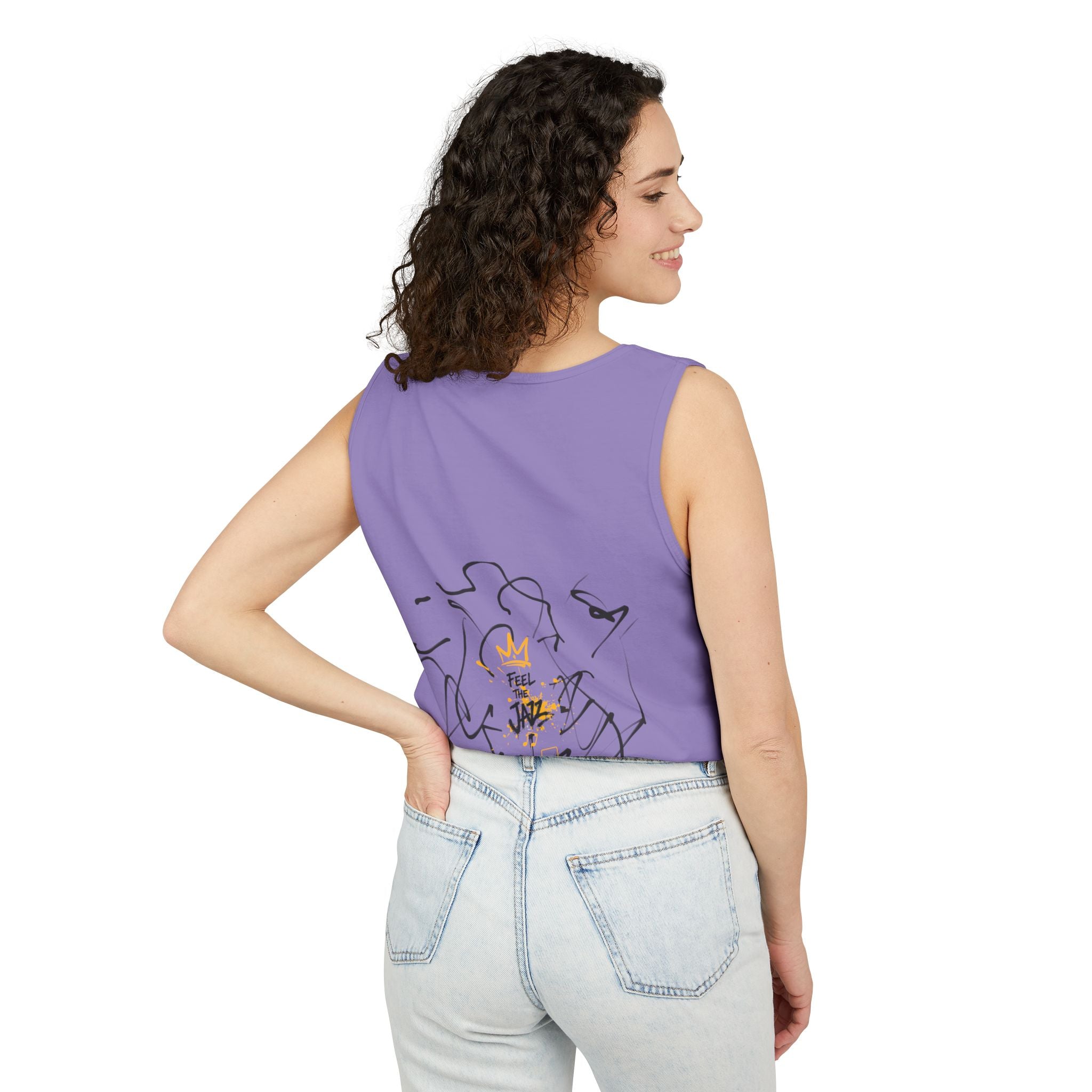 Alien Duo Graphic Tank Top — Retro Streetwear Art Tee-Tito & Raz Edition