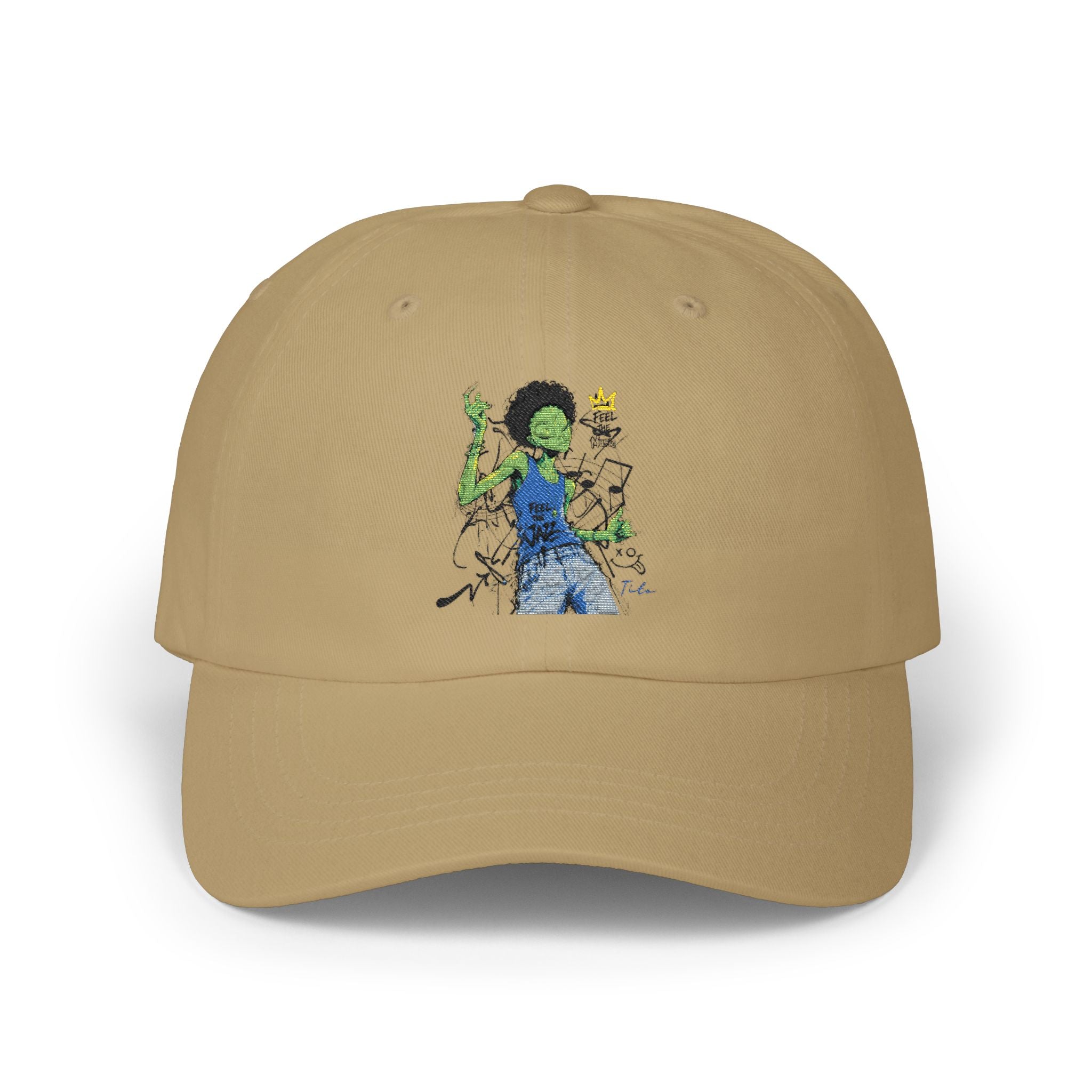 Dad Cap — Tito Grooving to the Music Alien  Embroidered Baseball Hat