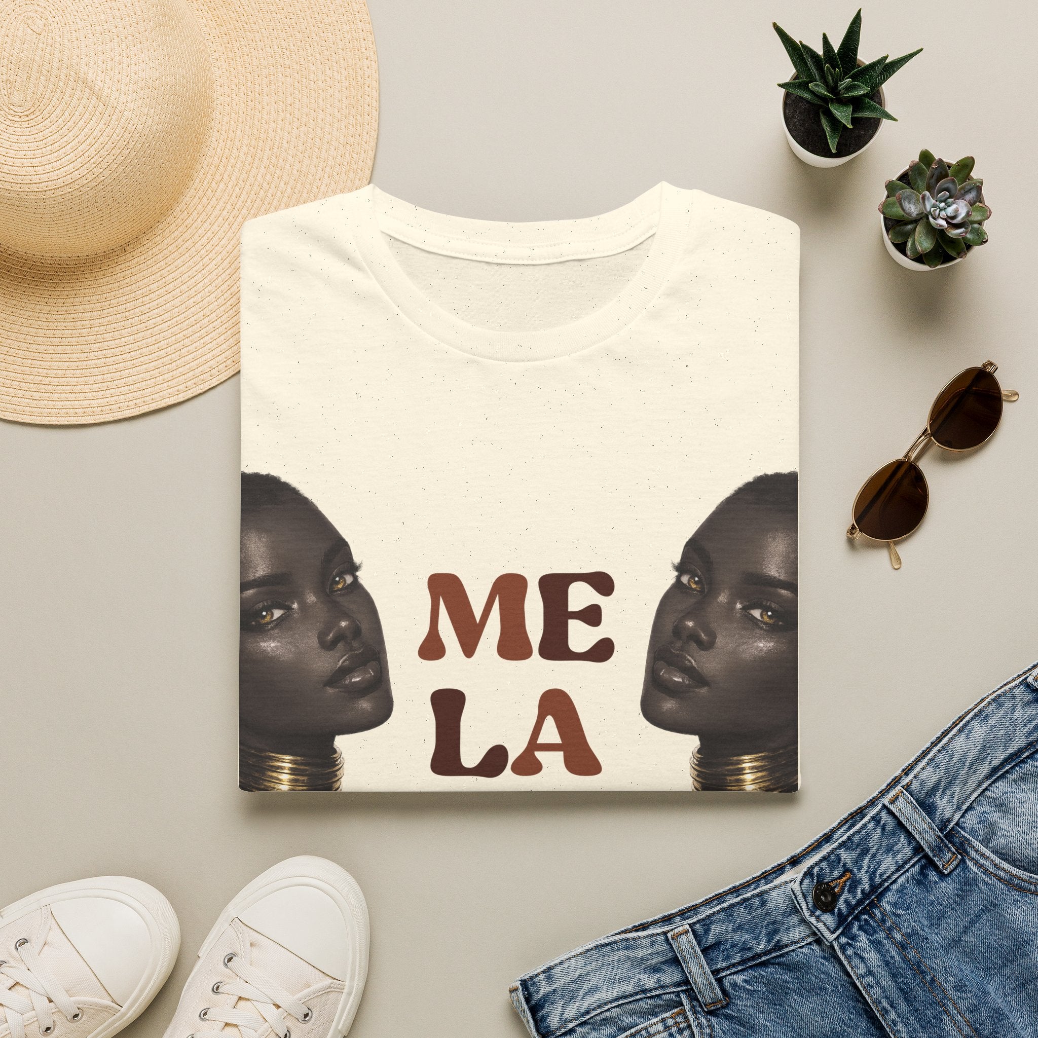 T-Shirt — Mela / Melanin Portrait Tee