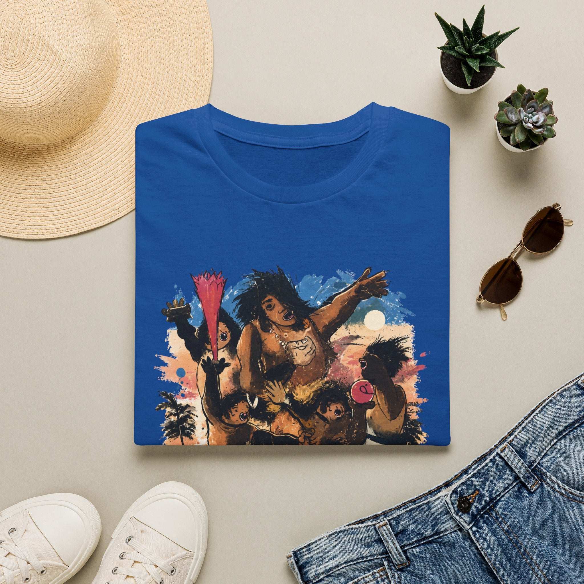 Booga Booga Surf Graphic T-Shirt — Tropical Retro Beach Vibes