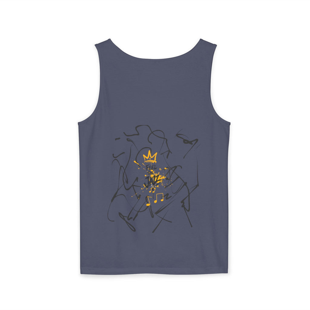 Alien Duo Graphic Tank Top — Retro Streetwear Art Tee-Tito & Raz Edition