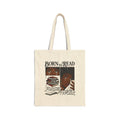 Born to Read Forced to Work tote bag | Reading quote book lover tote