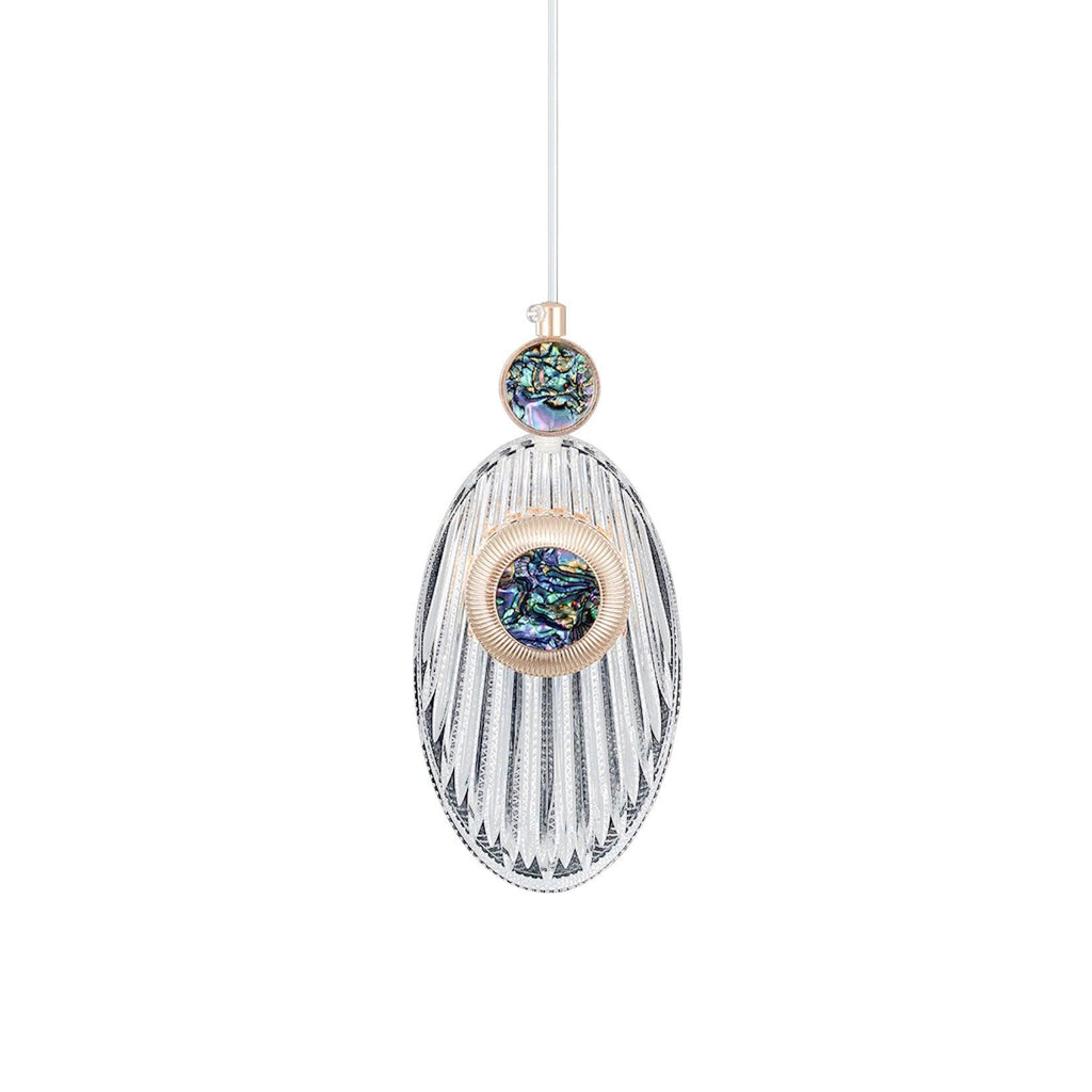 Acrylic Necklace Pendant Light 7.1"
