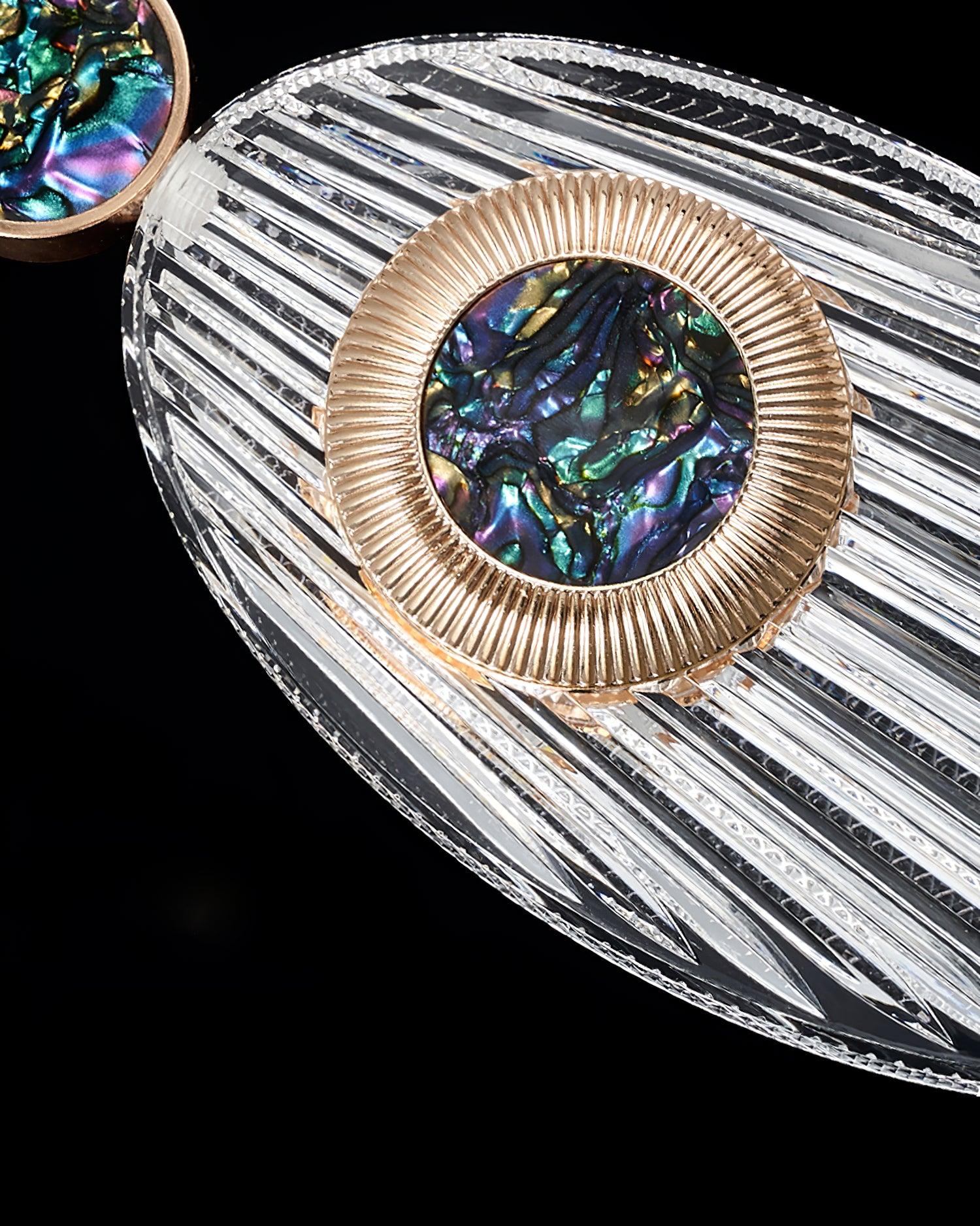 Acrylic Necklace Pendant Light 7.1"