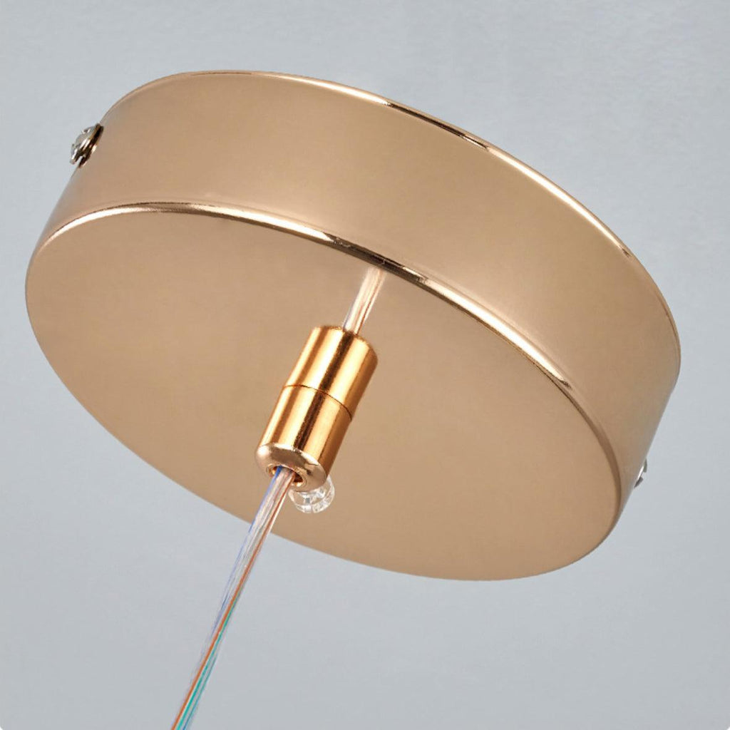Acrylic Necklace Pendant Light 7.1"