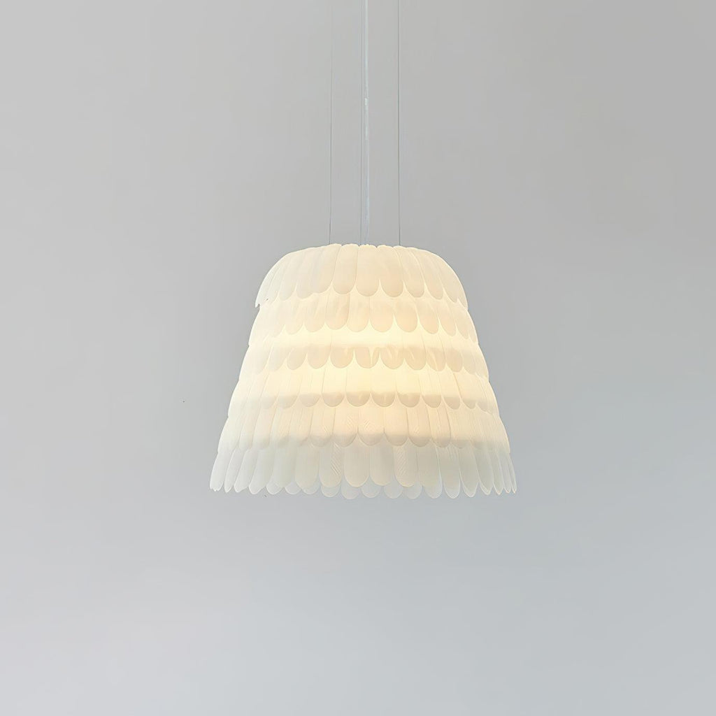 Artistic Feather Pendant Light 15.7"