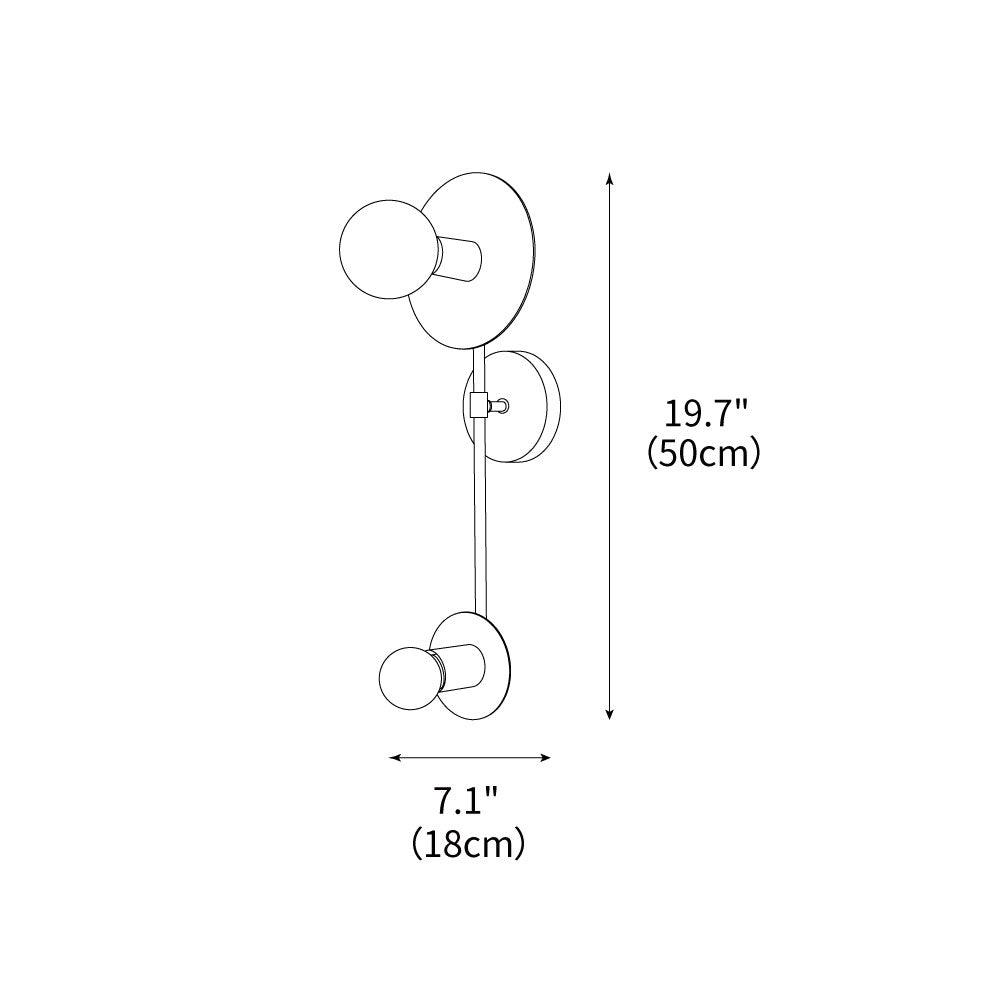 Balance Scale Wall Light 7.1"