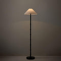 Black Bamboo Floor Lamp 11.8"