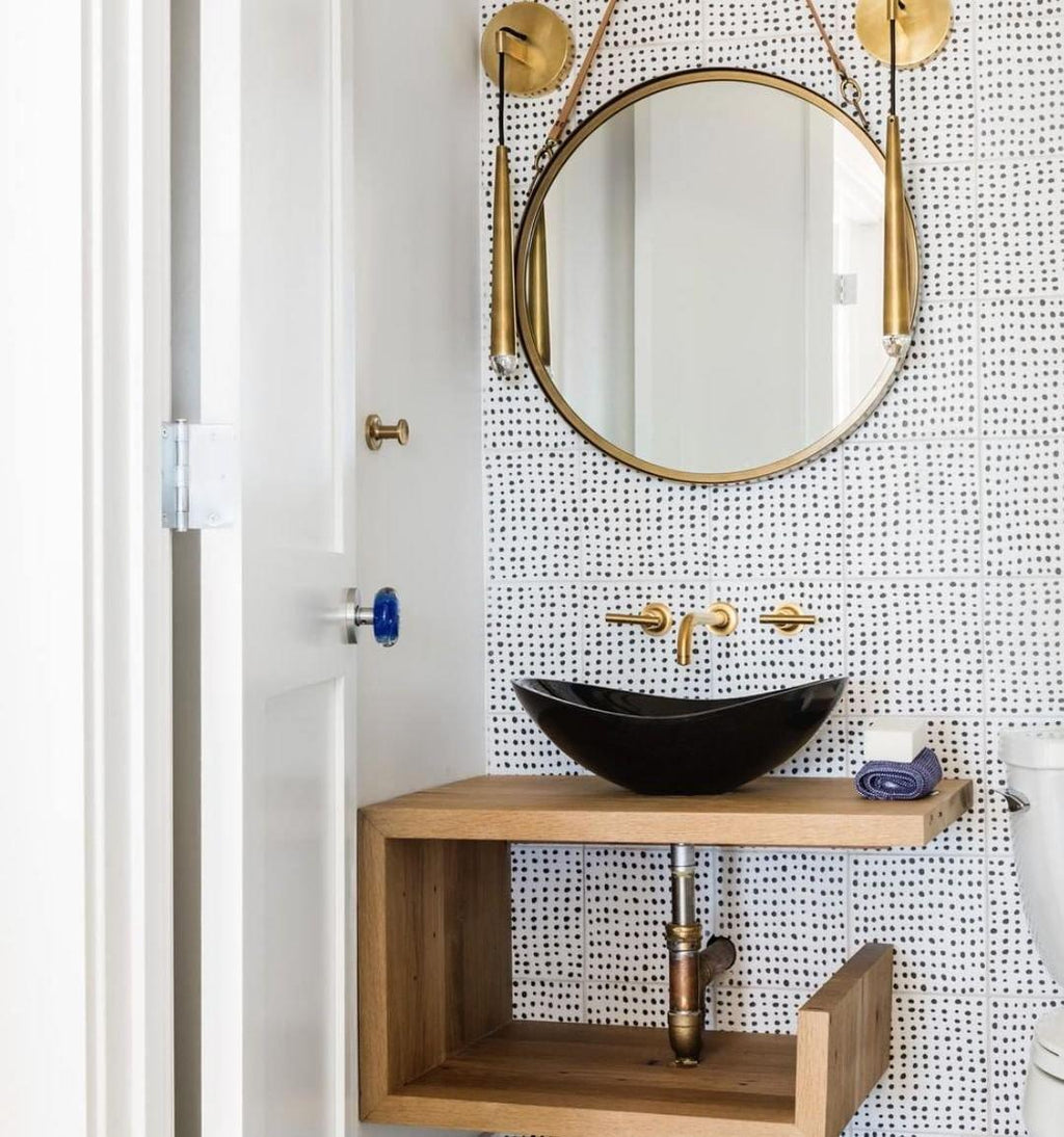 Brass Cone Wall Lamp