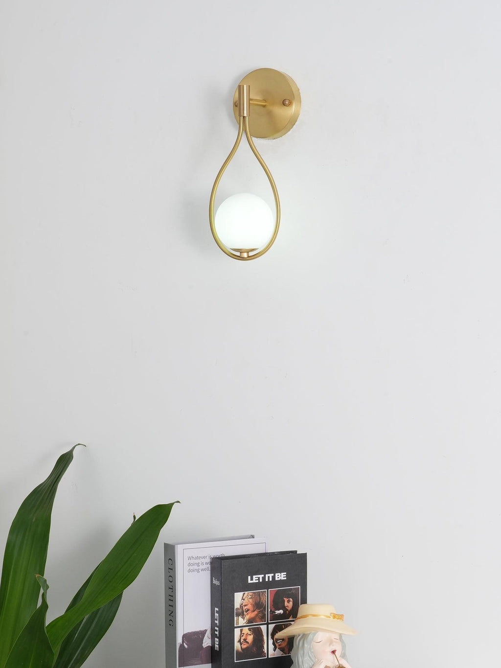 Brass Vanity Wall Lamp 5.3"