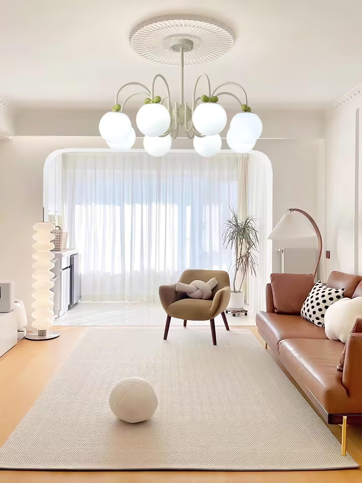 Cream Cherry Chandelier