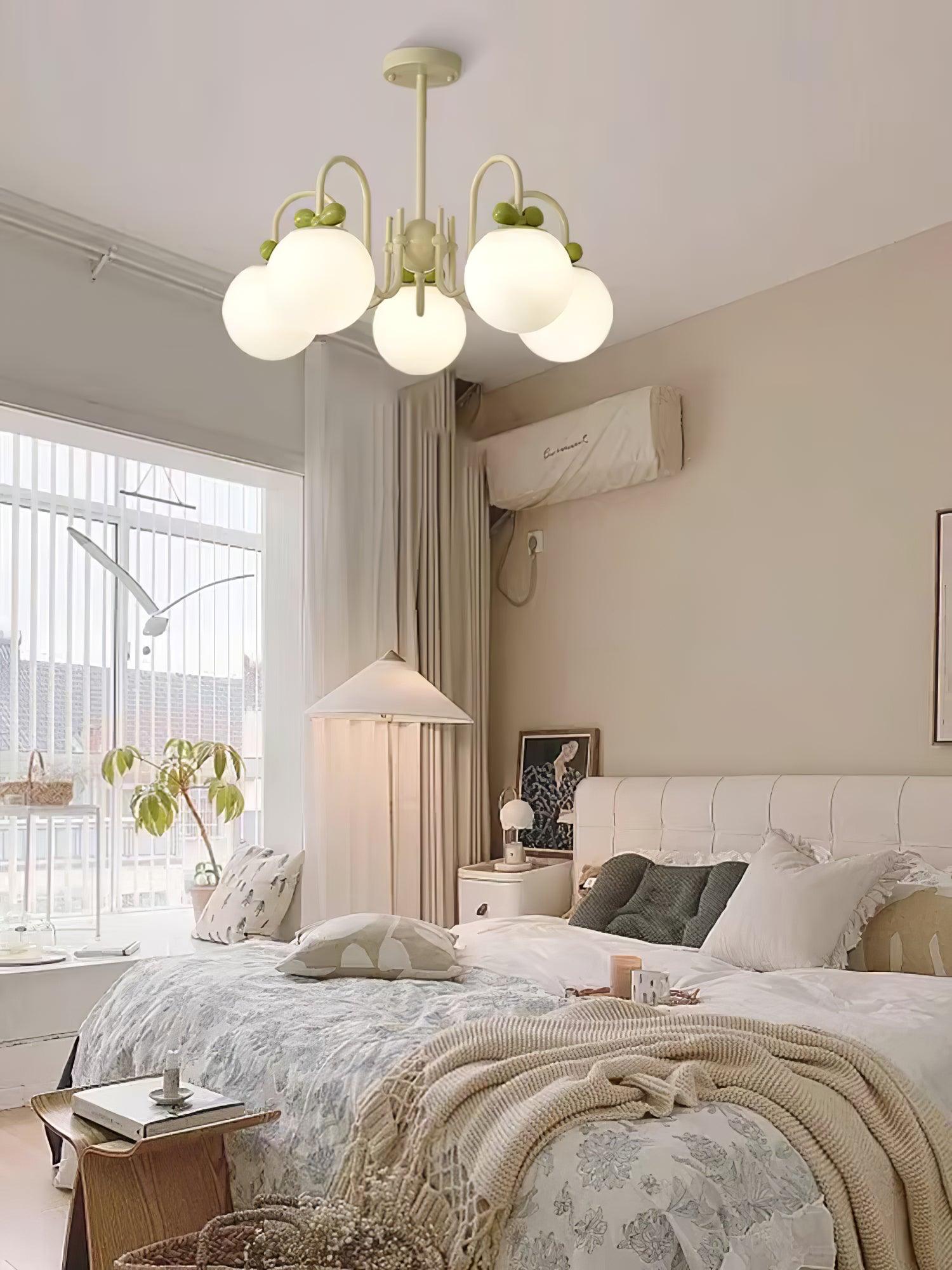 Cream Cherry Chandelier