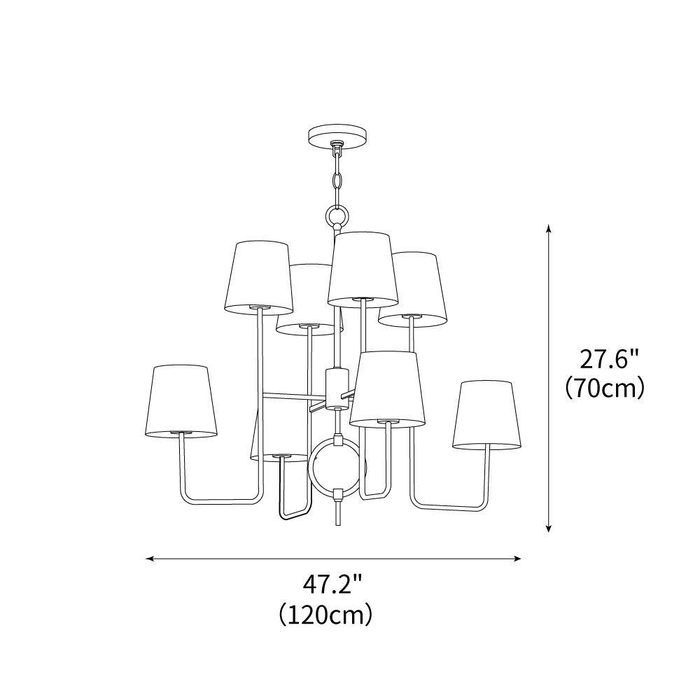 Crossbar Chandelier