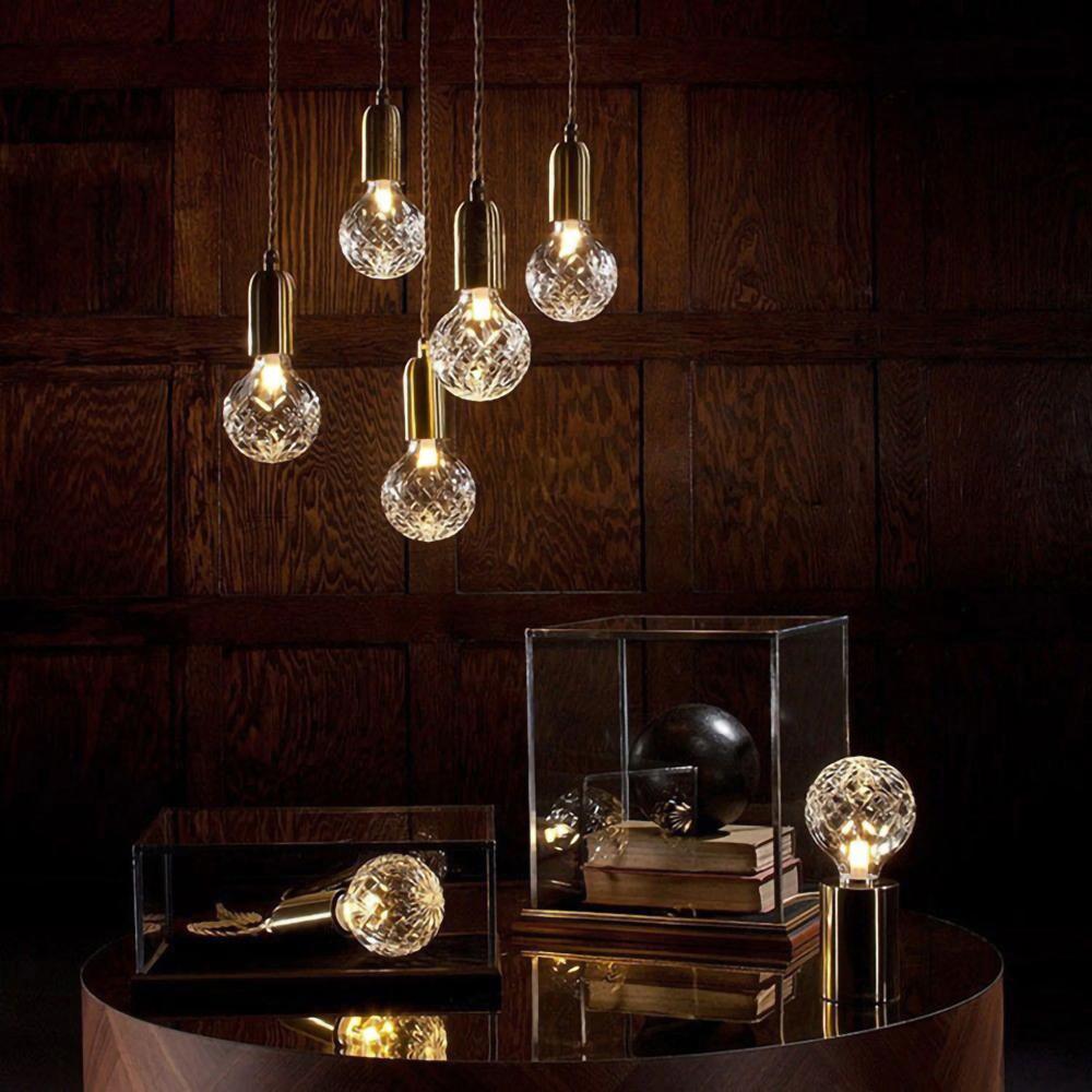 Crystal Bulb Table Lamp 3.5″