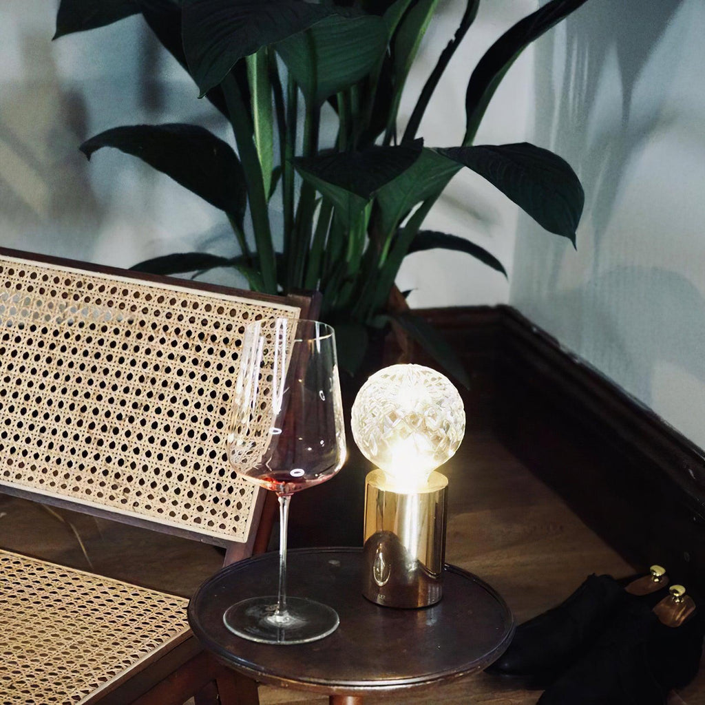 Crystal Bulb Table Lamp 3.5″
