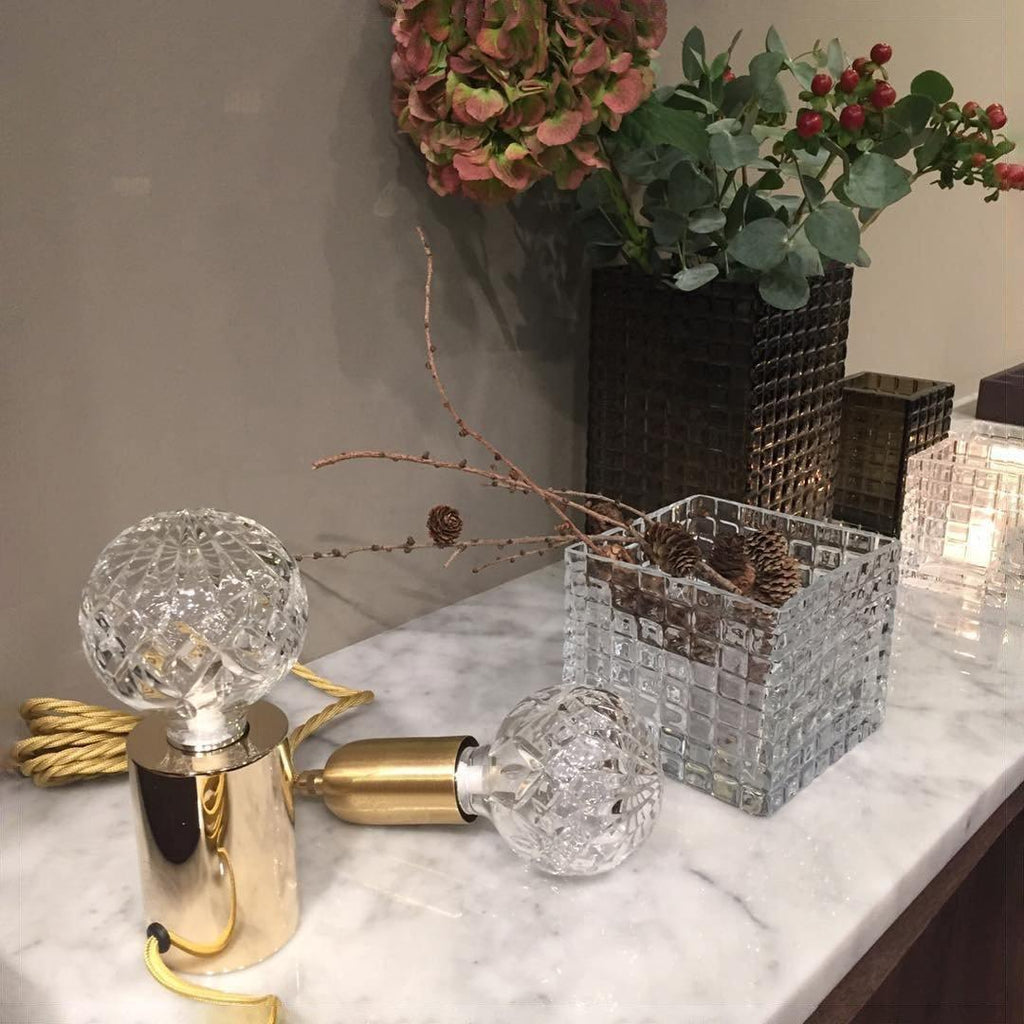 Crystal Bulb Table Lamp 3.5″