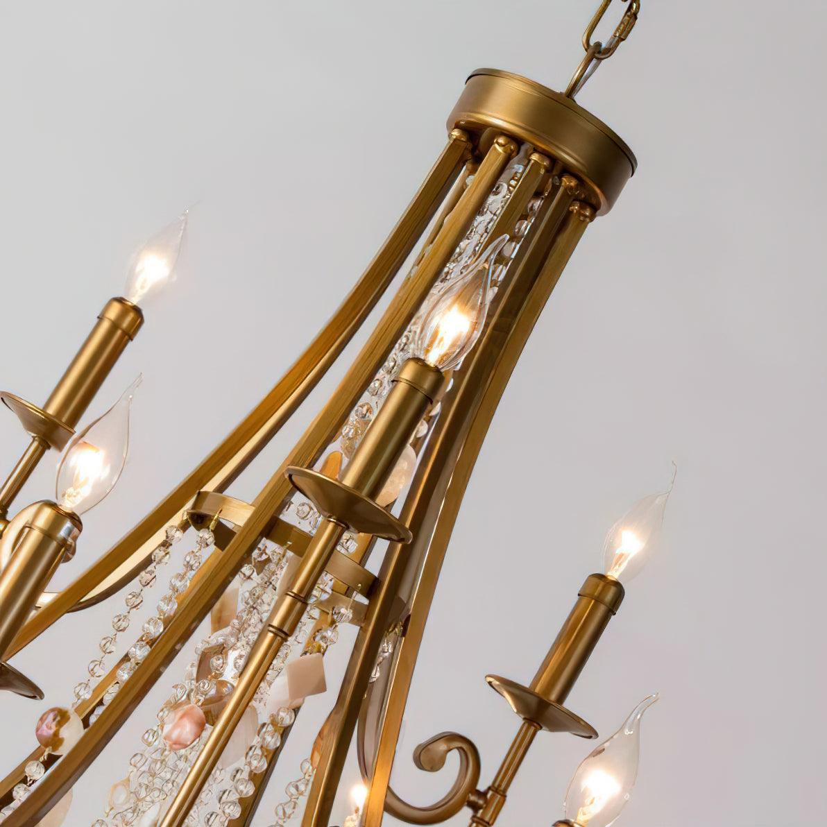 Crystal Cascade Chandelier
