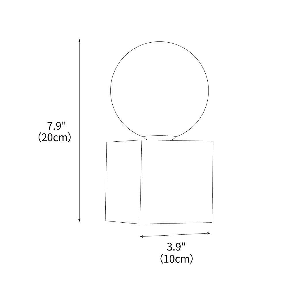 Cube Wall Lamp 3.9"