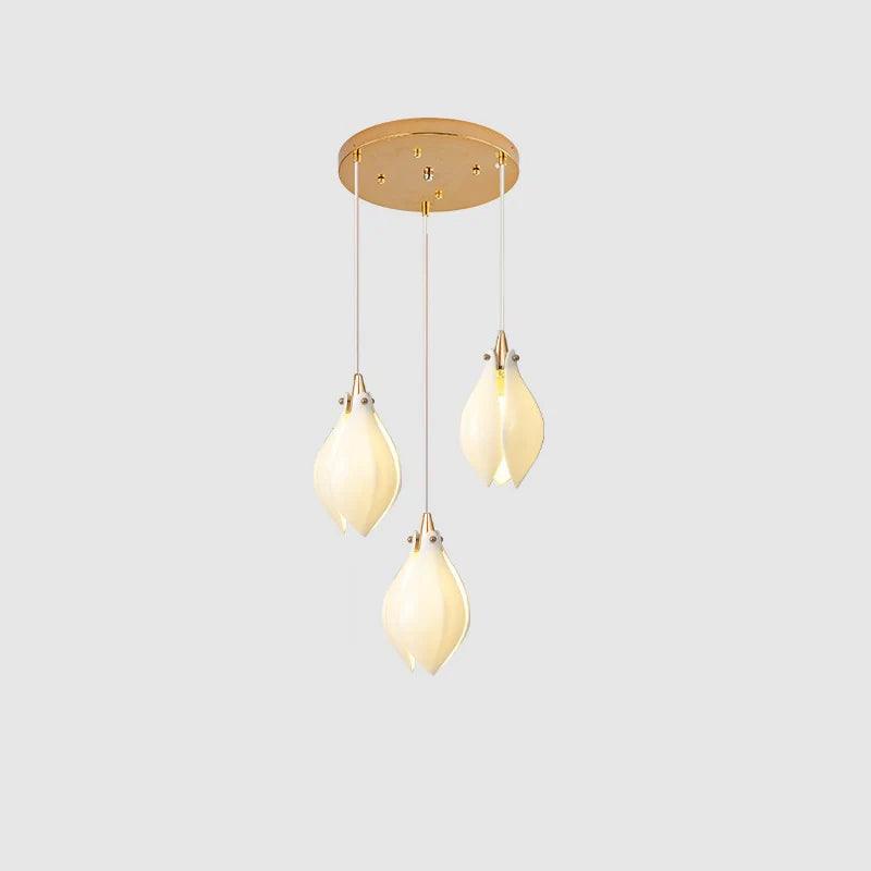 DIY Ceramic Flower Chandelier