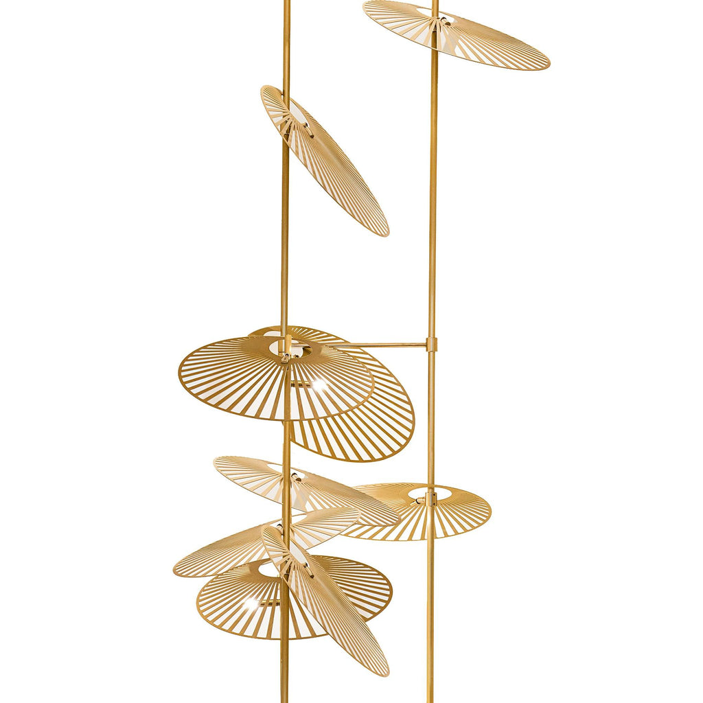 DIY Leaf Chandelier