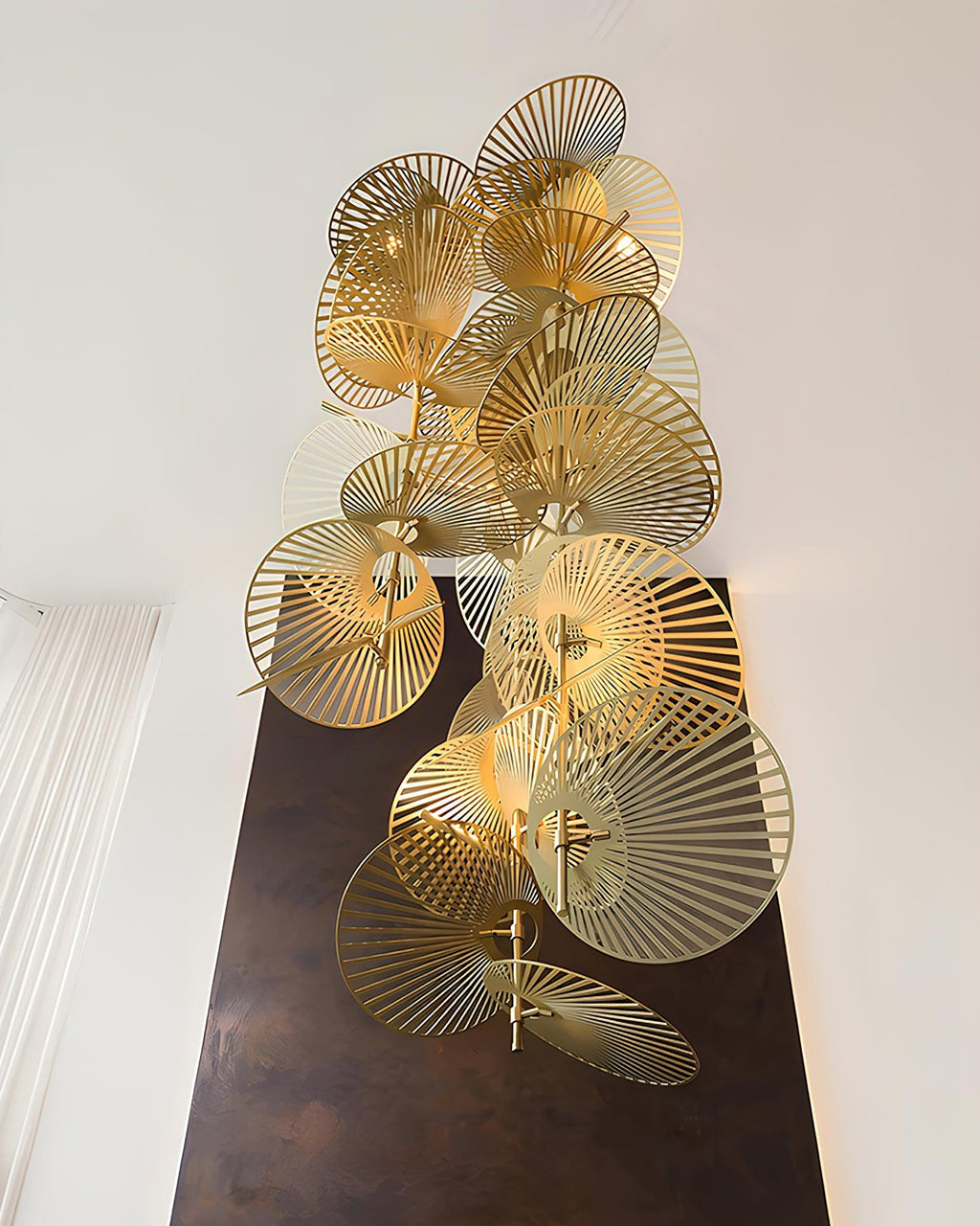 DIY Leaf Chandelier