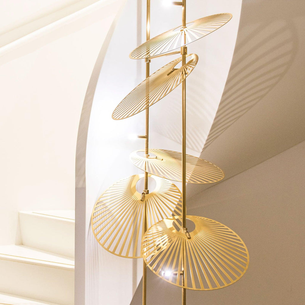 DIY Leaf Chandelier