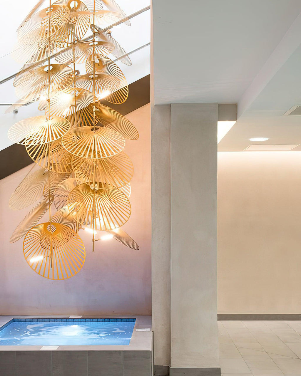 DIY Leaf Chandelier