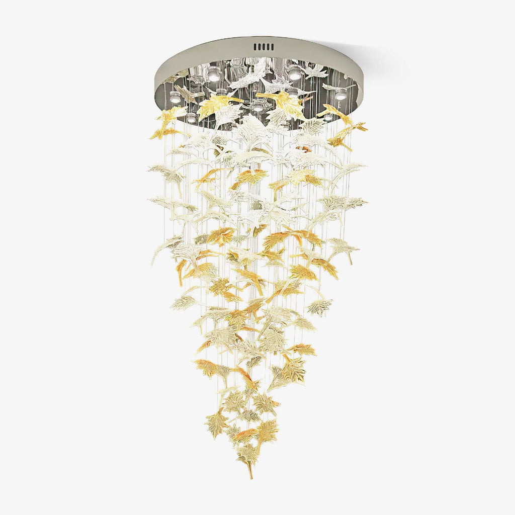 DIY Maple Leaf Chandelier