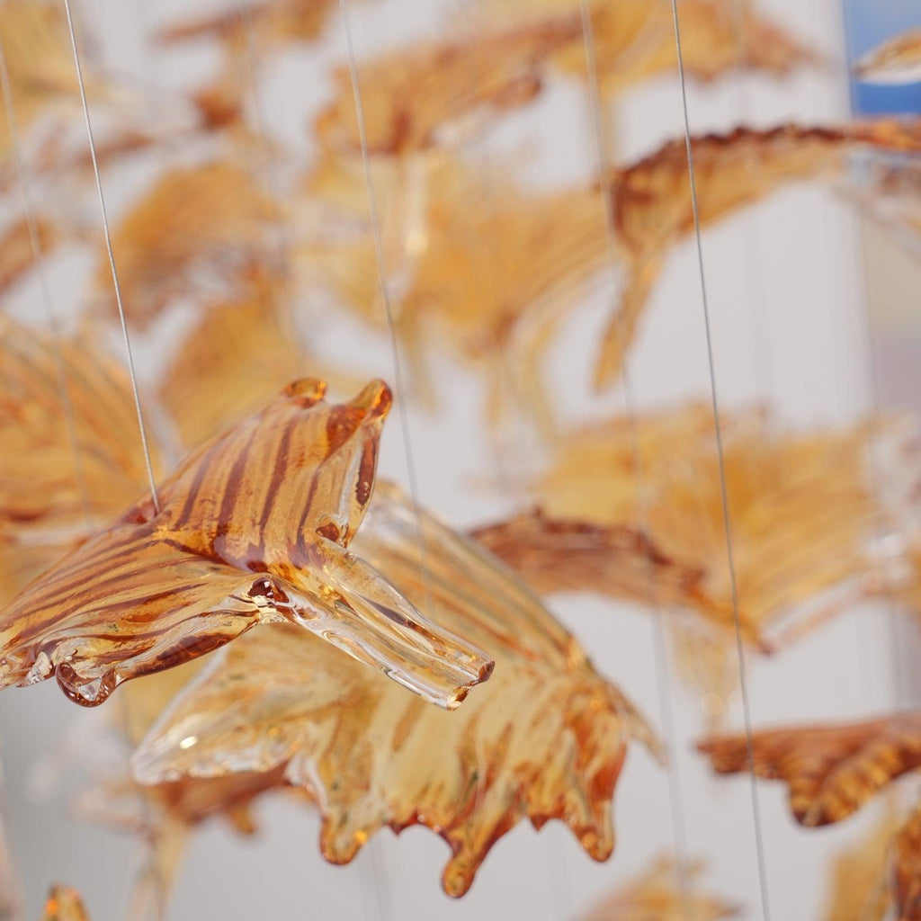 DIY Maple Leaf Chandelier