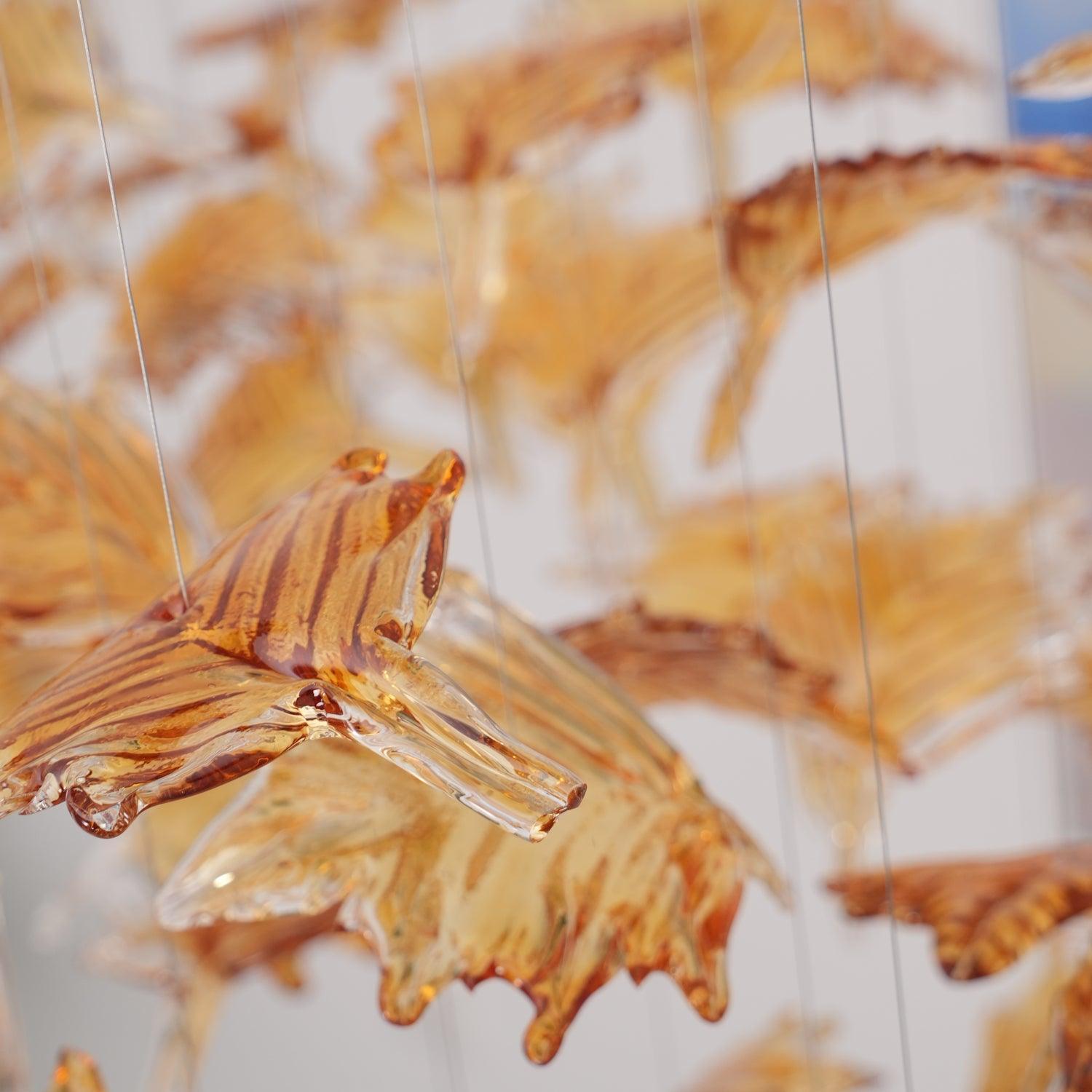 DIY Maple Leaf Chandelier