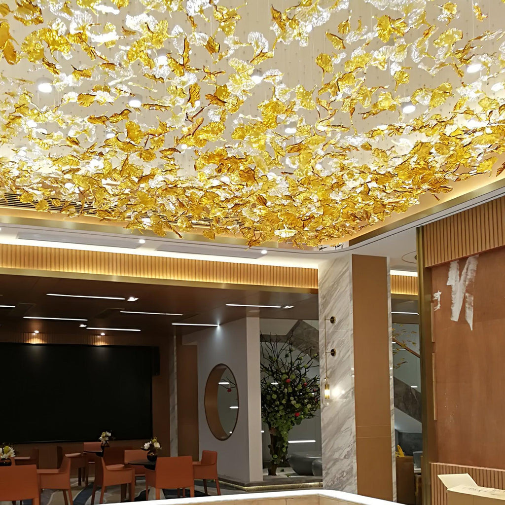 DIY Maple Leaf Chandelier