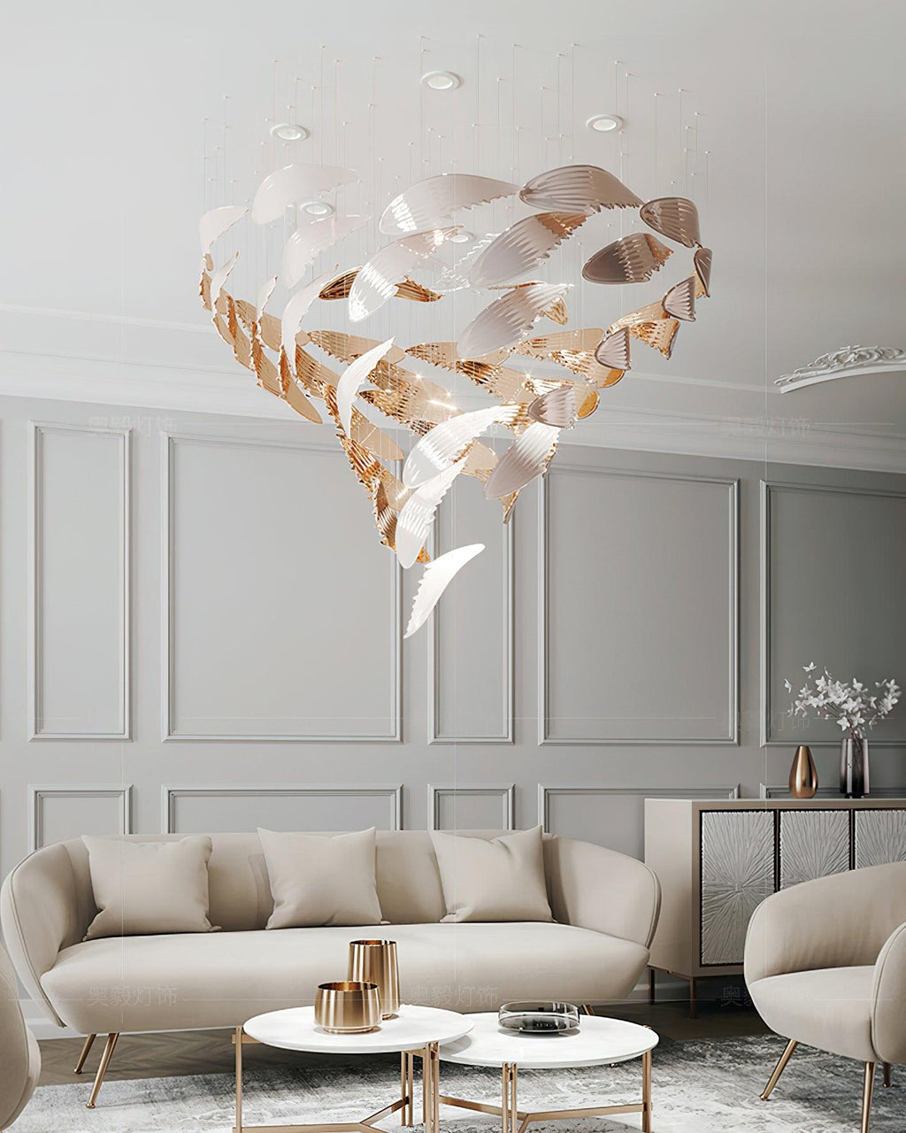 DIY Bennett Chandelier