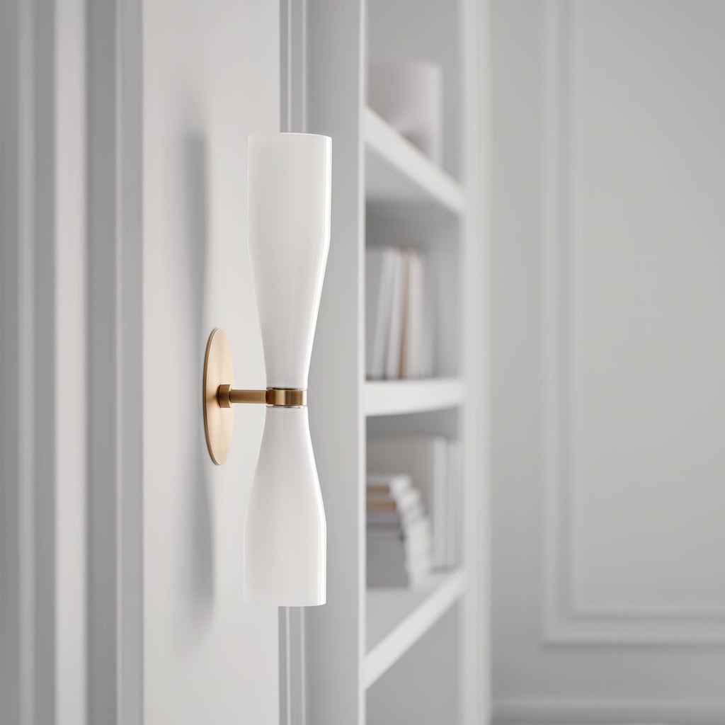 Elara Double Cone Wall Lamp 3"