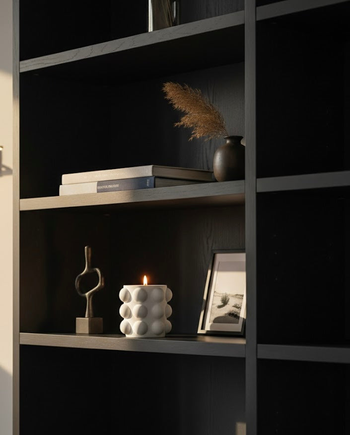 Sculpted Dot Candle
