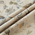 Cotton-Linen Blend Branch Print Window Curtain