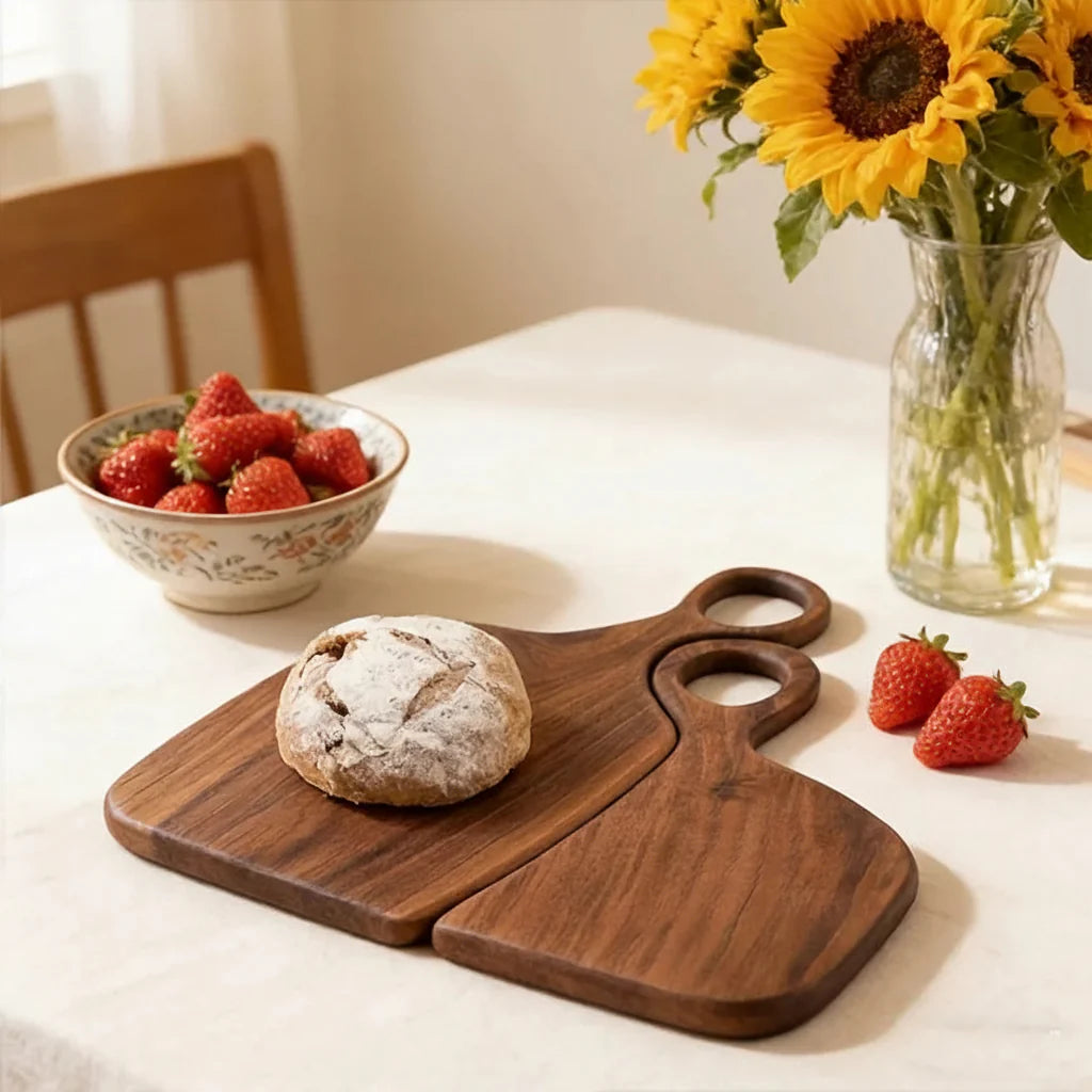 Handmade Acacia Wood Cutting Boards by Kemorela