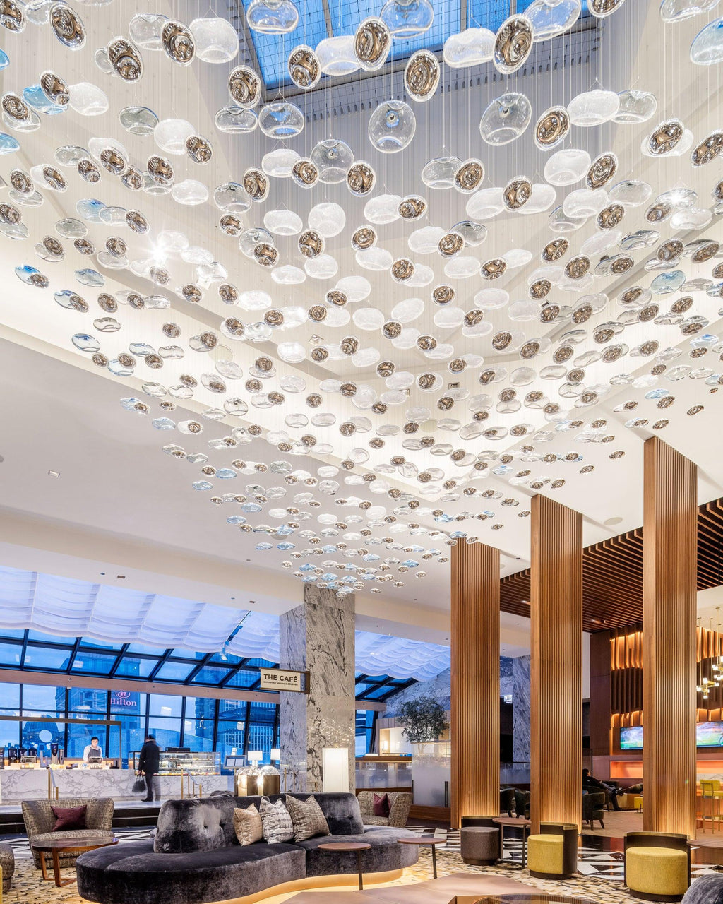 DIY Flying Wave Chandelier