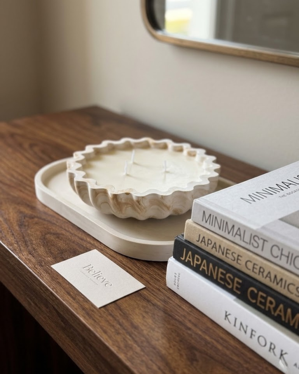 Fluted Candle Bowl